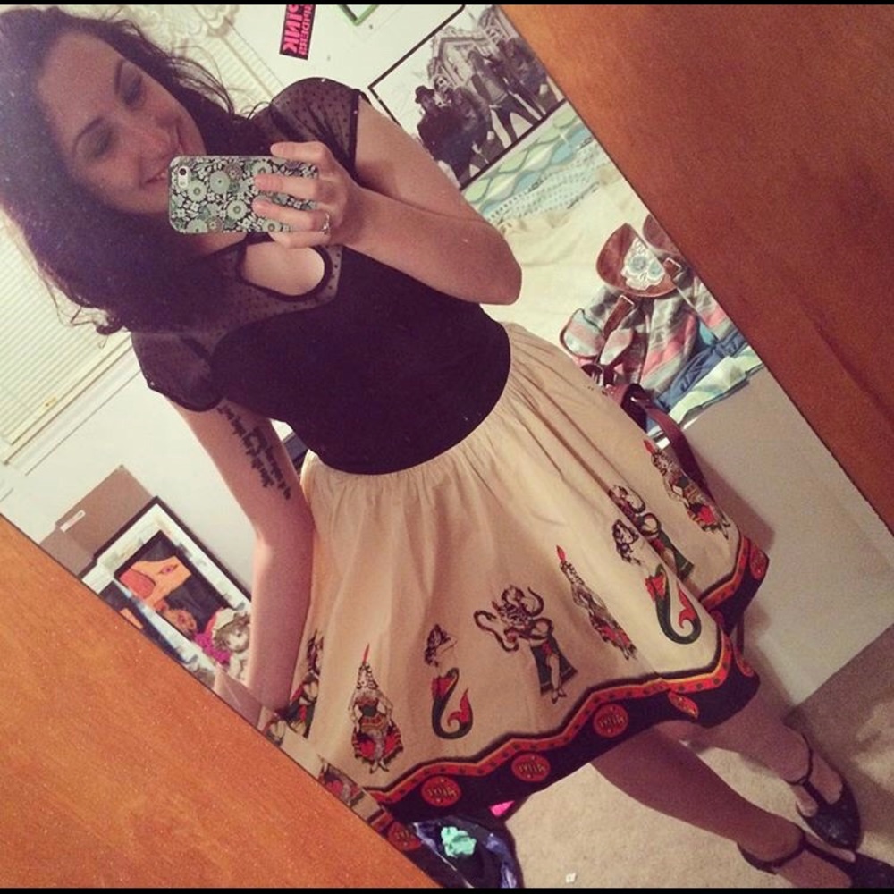 Sourpuss Sideshow skirt